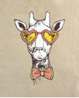 Hipster Giraffe Krepšys